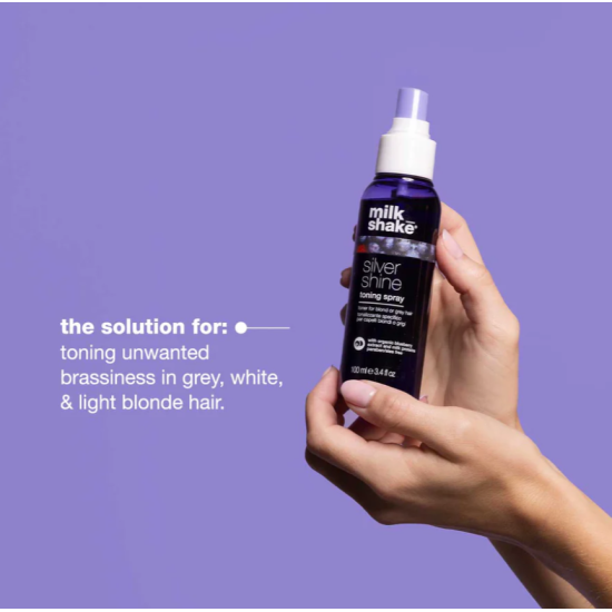 Спрей тонирующий для светлых волос Silver Shine Spray Milk Shake 100 мл 